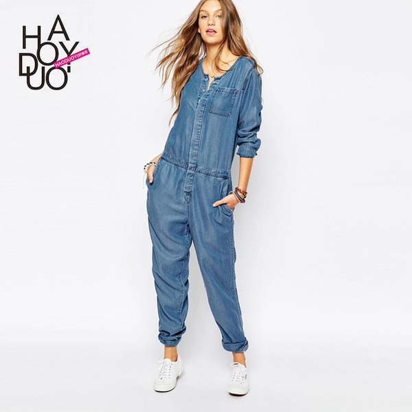Blue denim overalls and jeans jumpsuits for girls in Pakistan 2017 with sleeves