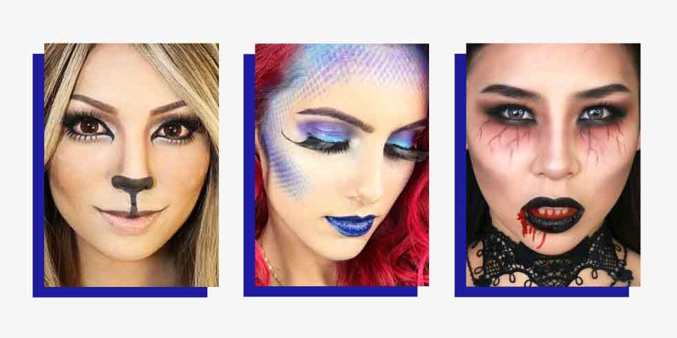 Simple and easy Halloween makeup looks and ideas for girls in 2017