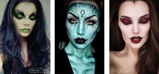 New spooky and easy Halloween makeup looks and ideas for girls in 2017