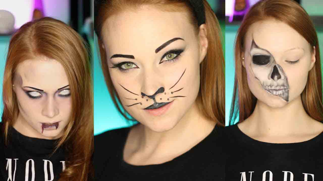 Cute easy Halloween makeup looks and ideas for girls in 2017