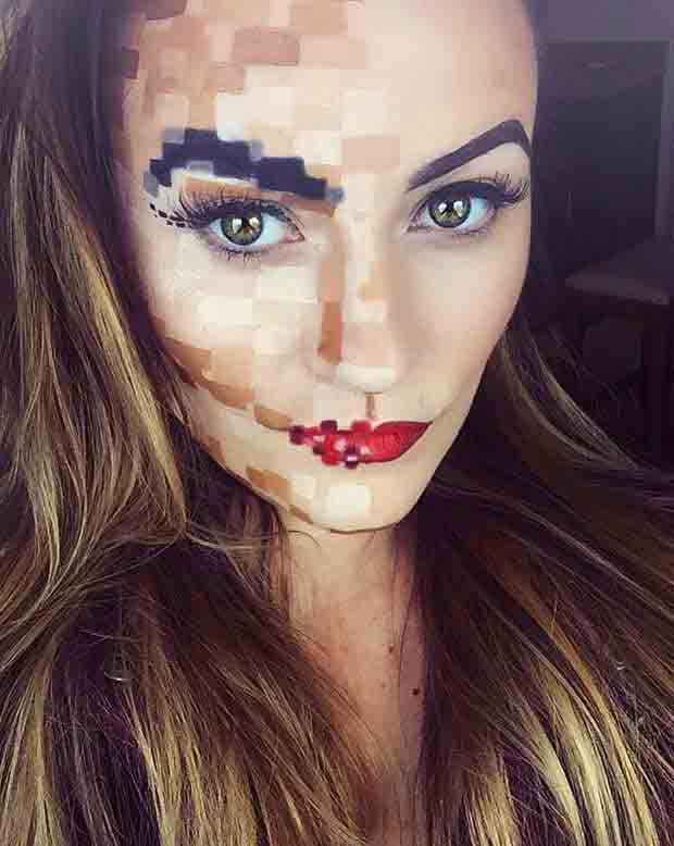 Cute and pretty easy Halloween makeup looks and ideas for girls in 2017