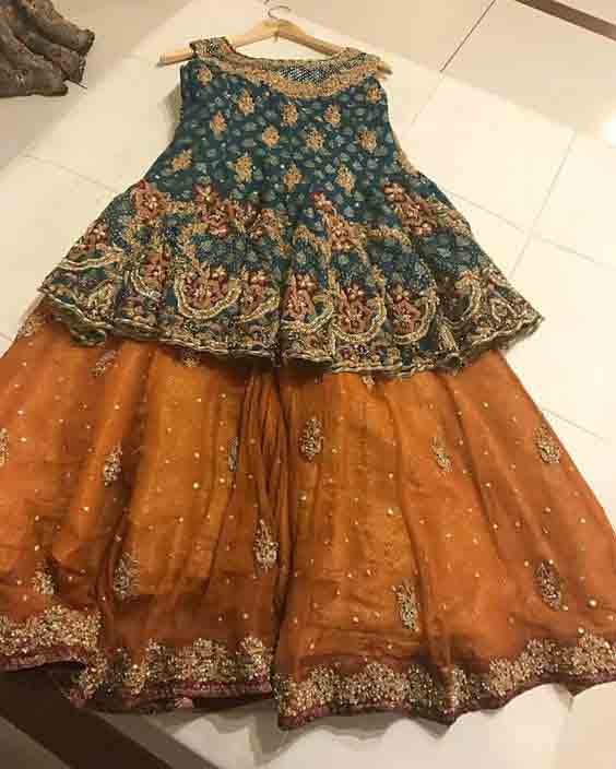 sharara ki design