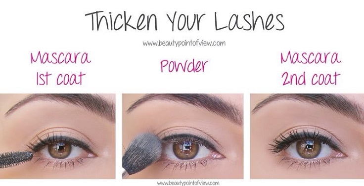 Thicken your lashes secrets and hacks from best makeup tips and tricks in Pakistan