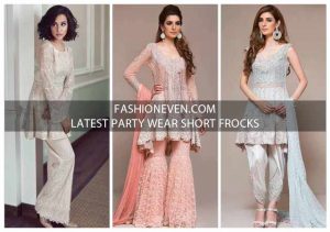 New styles of latest party wear short frock designs in 2018
