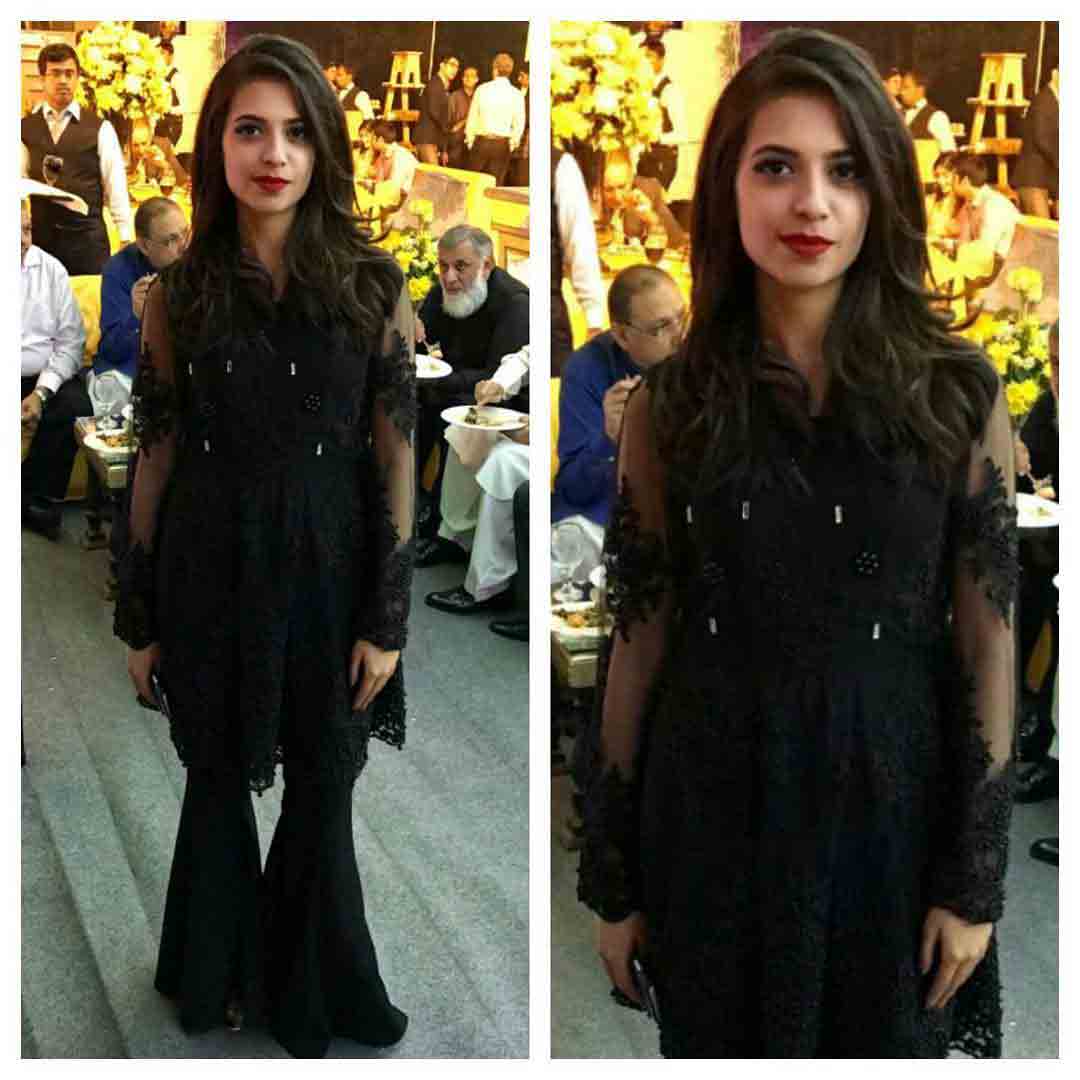 black short frock pakistani