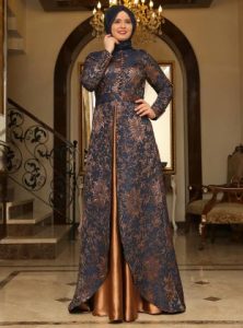 Formal Party Wear Abaya With Hijab Styles For 2022-2023 | FashionEven