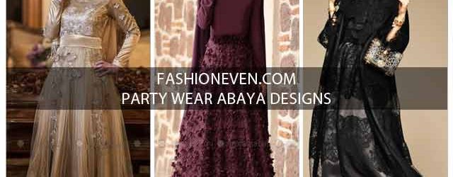 Black golden and purple formal party wear abaya with hijab styles for girls