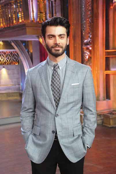 Fawad khan in grey shirt and tie combinations with grey suits in Pakistan