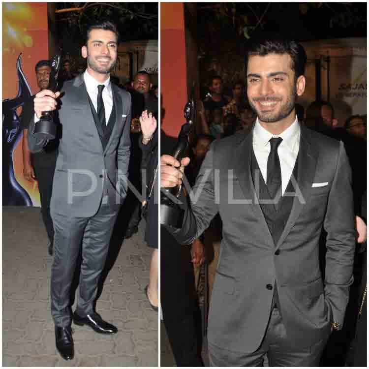 Fawad khan in white shirt and black tie combinations with grey suits in Pakistan