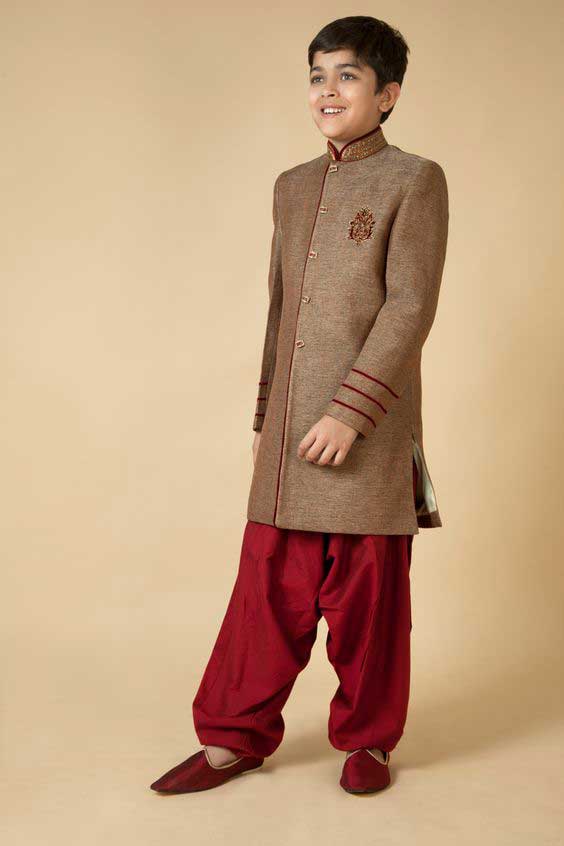 Latest kids sherwani designs for wedding