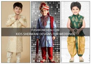Latest off white, green and blue kids sherwani designs for wedding