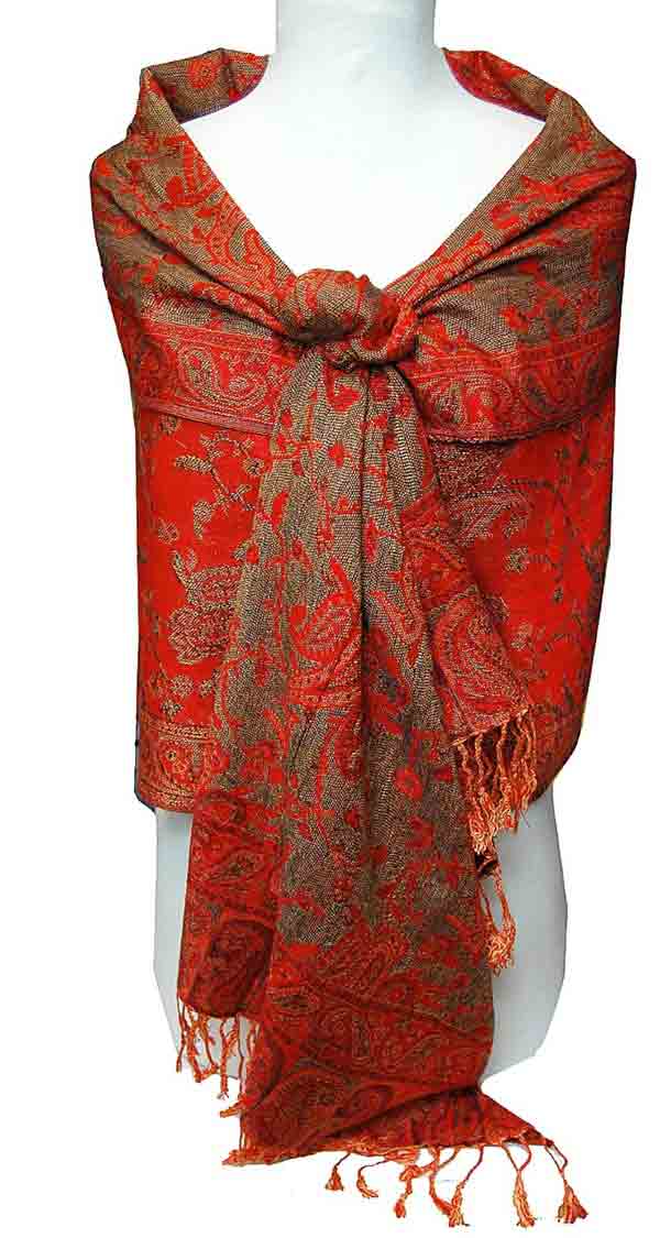 Red pashmina shawls for winter season