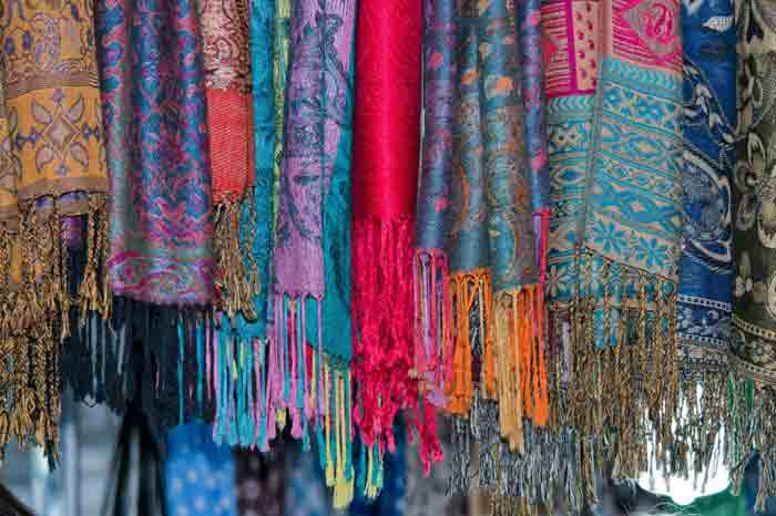 Ladies pashmina shawls in multi colors for winter season 