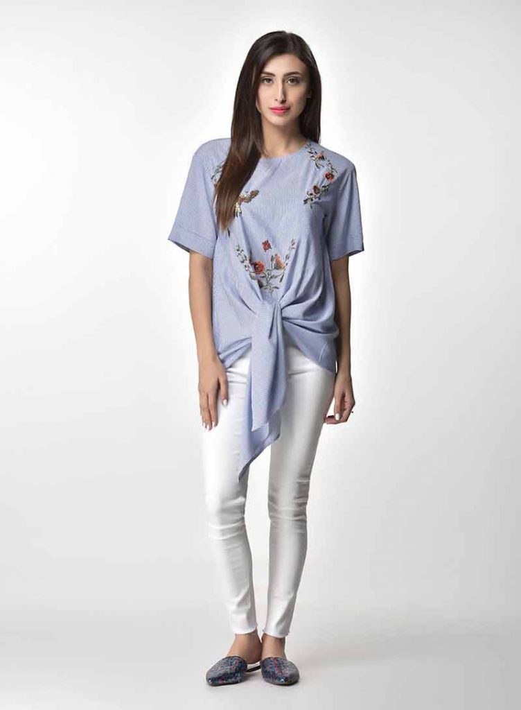 Pakistani Casual Tops And Shirt Designs For Girls In 20242025
