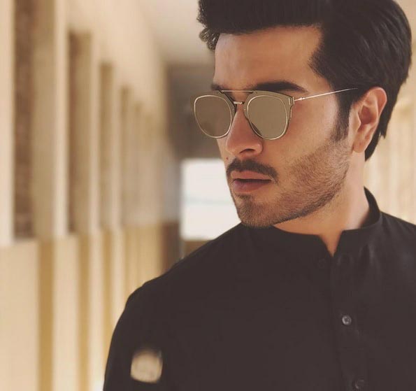 Feroze Khan in sunglasses