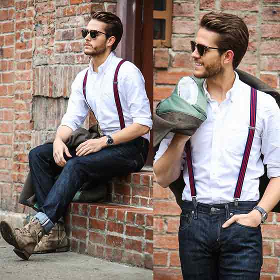 Latest fashion suspender accessories for men