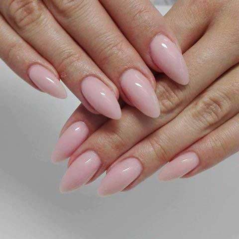 Easy vanilla ice pink nail art designs for Eid