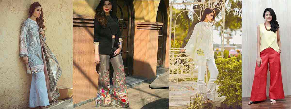 Eid fashion trends for bootcut trouser design