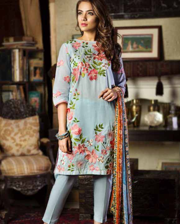 Eid fashion trend for knee length shirt