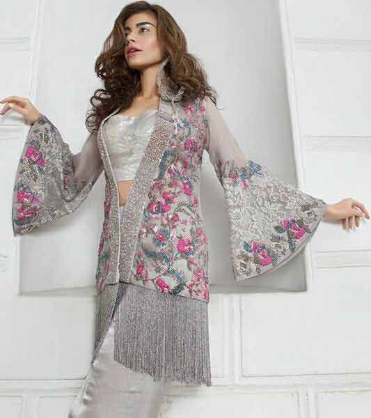 Fancy bell sleeve for Eid party