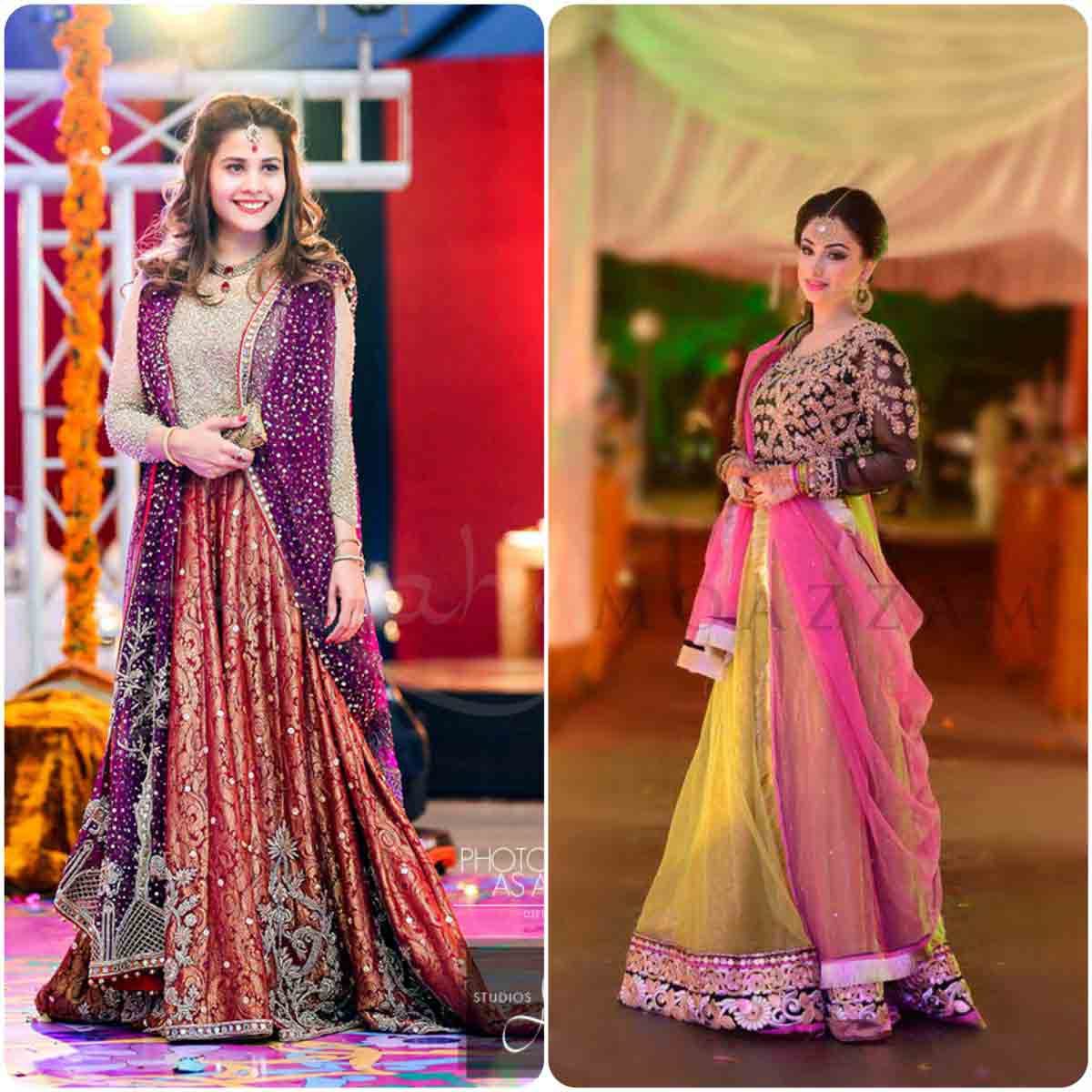 Pakistani lehnga choli designs for pear body