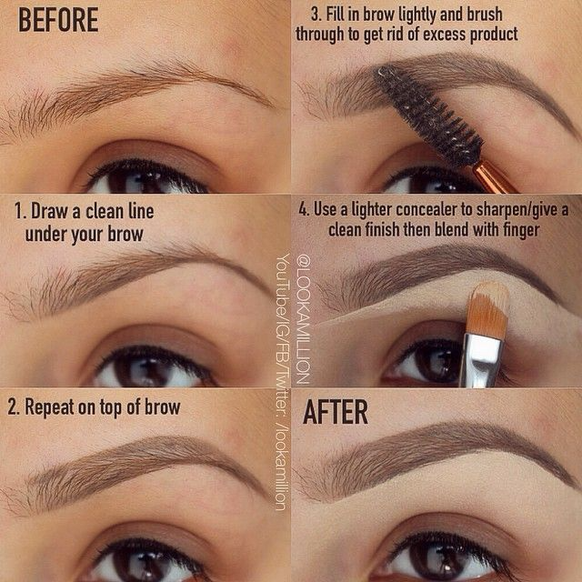 Eyebrows tutorial for Eid