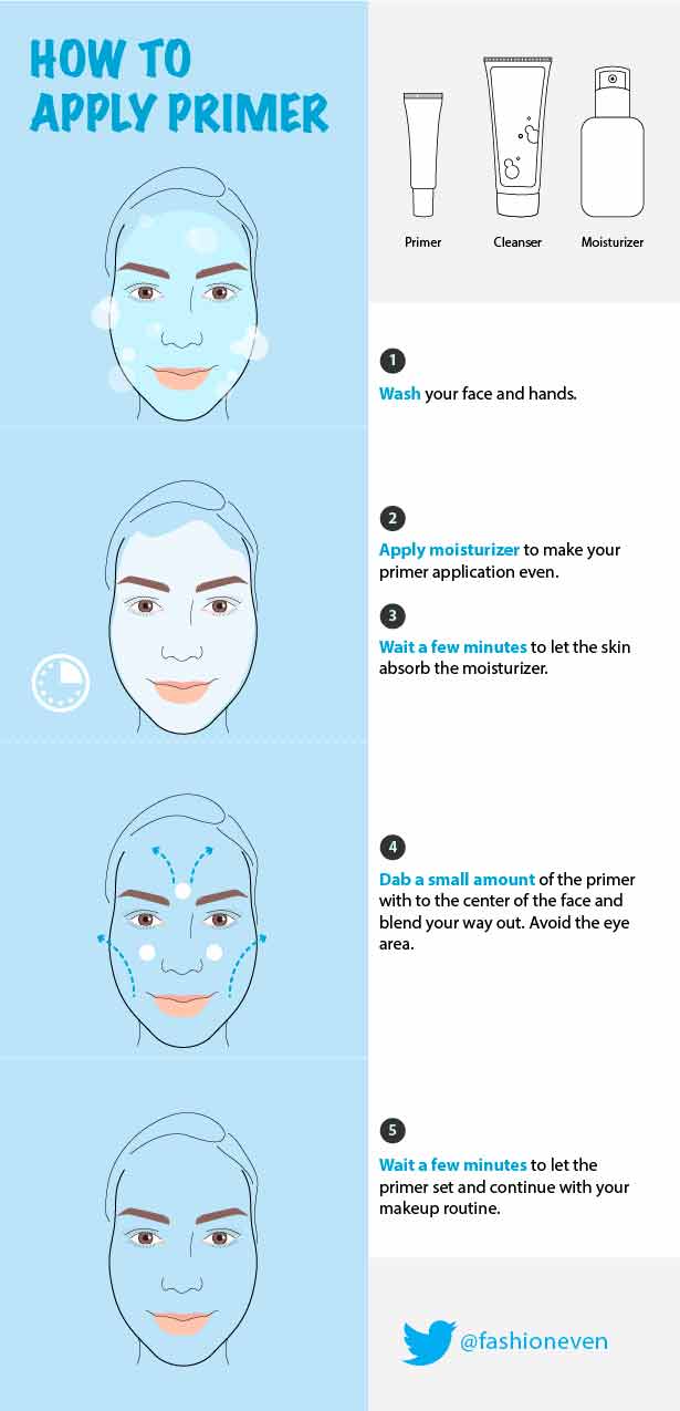 Easy steps for makeup primer application tutorial