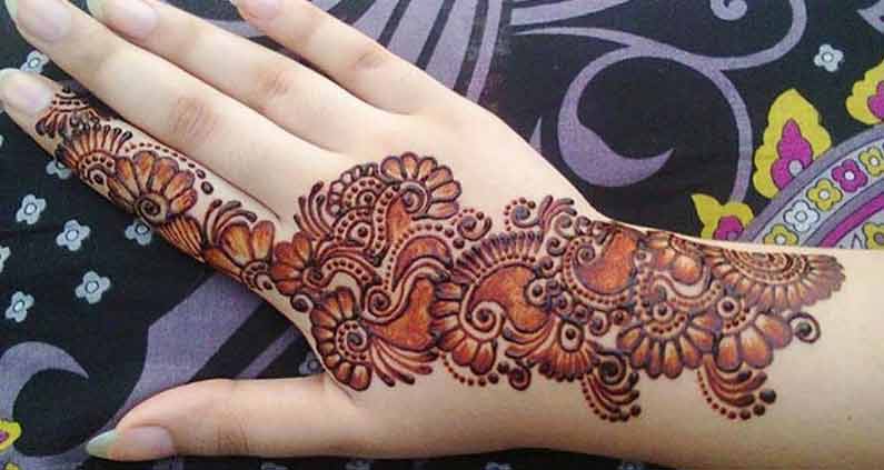 Best shaded mehndi design for Eid