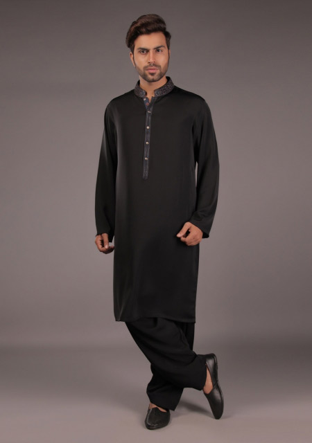 Black kurta designs for Eid namaz