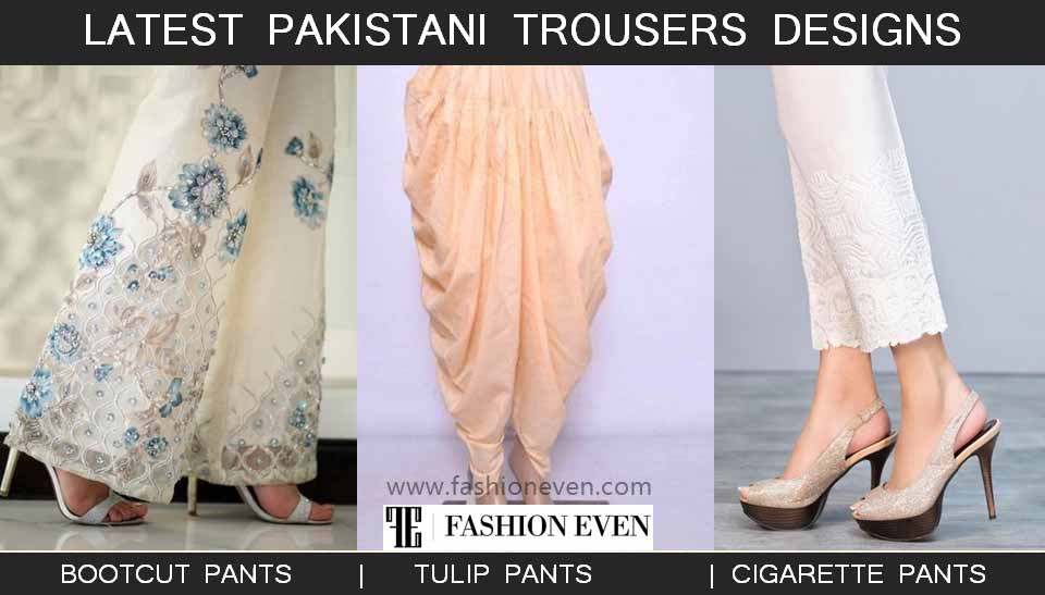 Best Pakistani trousers designs for ladies