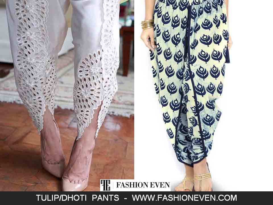 Printed dhoti shalwar designs in Pakistan