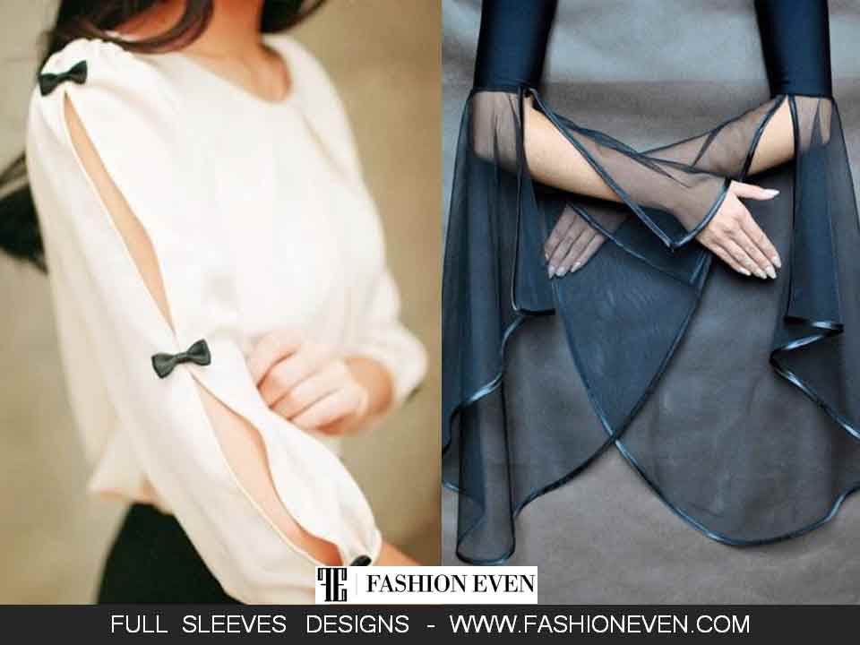 Slit sleeves designs for dresses