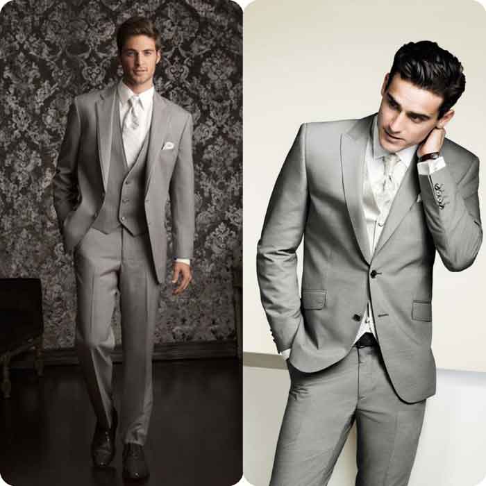 Grey walima dress suit for groom