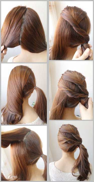 Hair twist step by step tutorial for Christmas