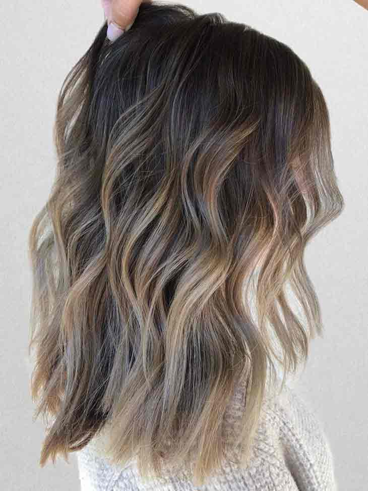 New ombre hair color trends for medium hair length