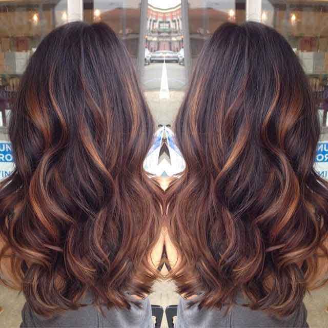 Latest low lghts hair color for Pakistani girls