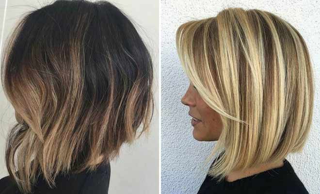 New lob haircut ideas for girls