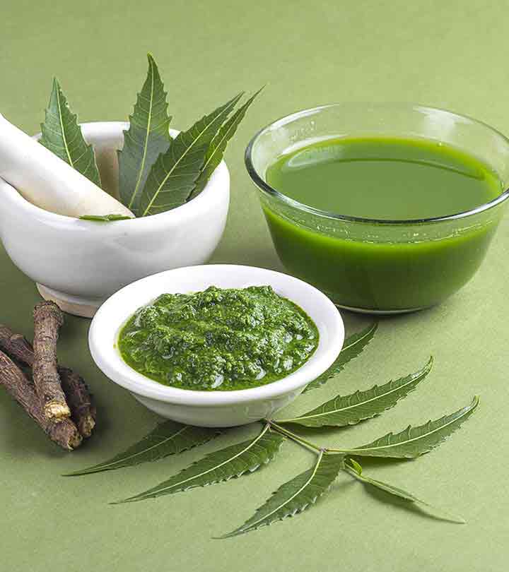 Pakistani home remedies for acne and pimple with neem paste