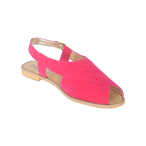 Pink peshawari chappal design for ladies