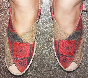 chappal ke design simple