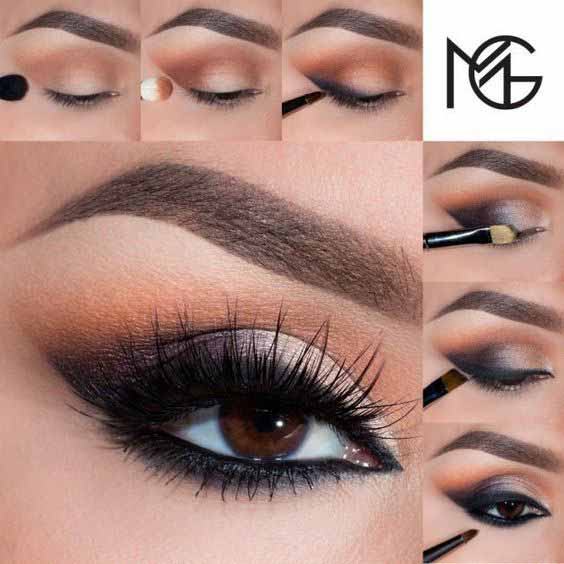 Best smokey eye makeup tutorial for brown eyes