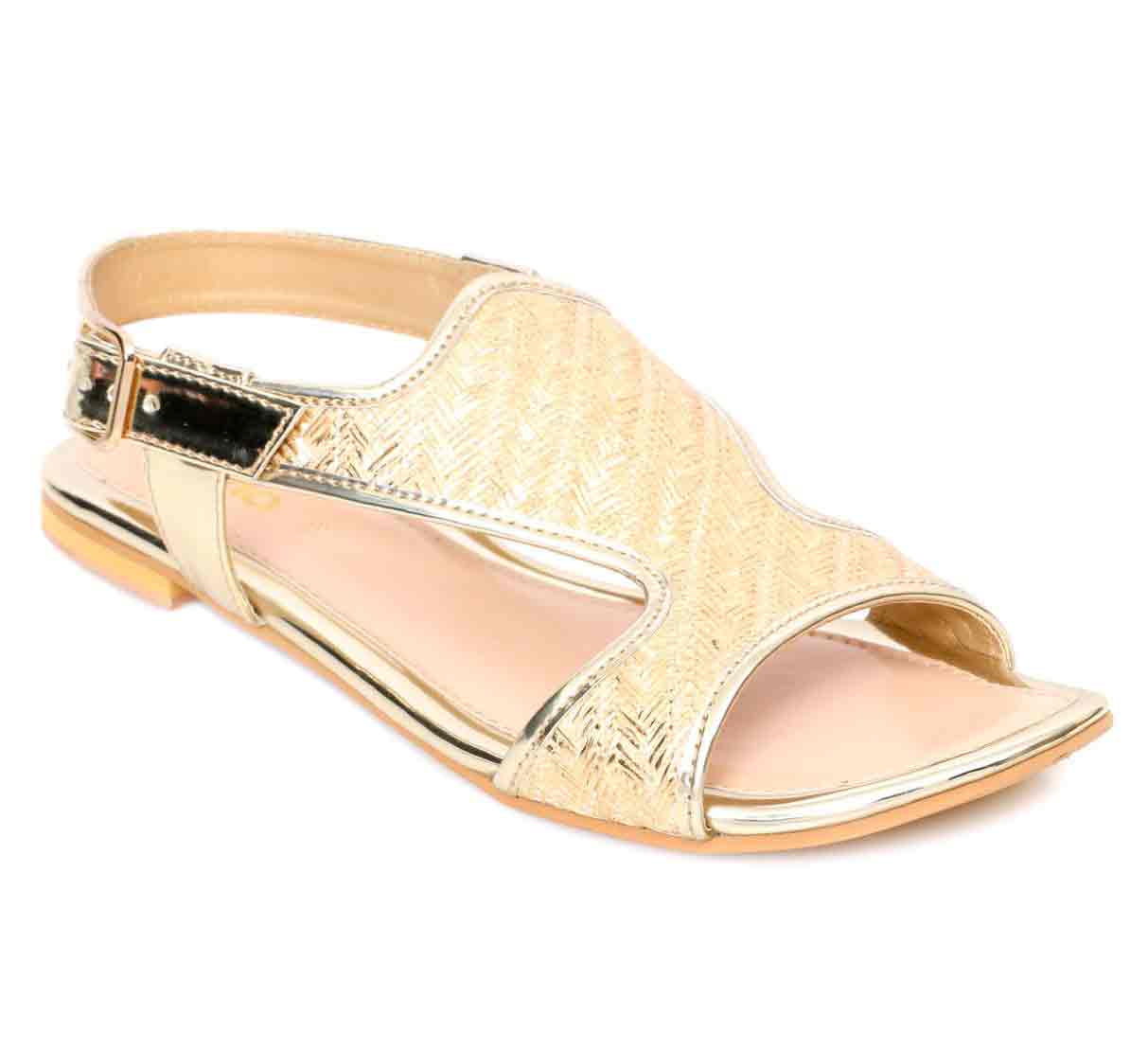 Golden kheri stylo shoes for eid