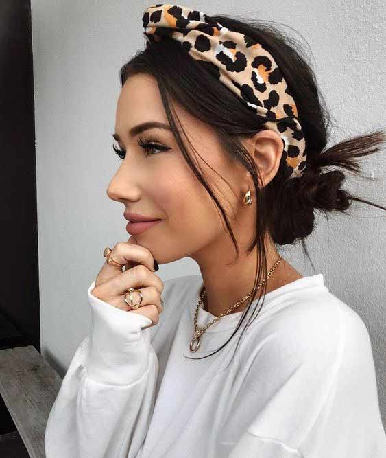 Tiger print head wrap