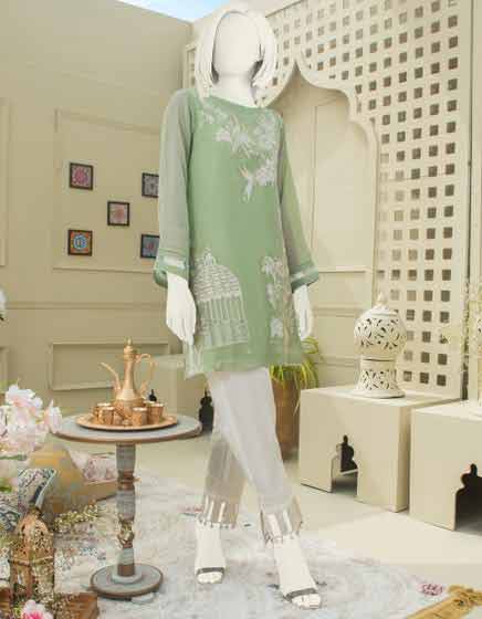 Light green kurti by J.