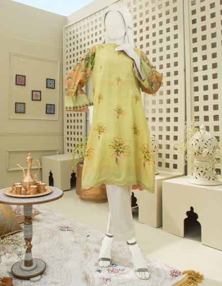 Yellow kurta design