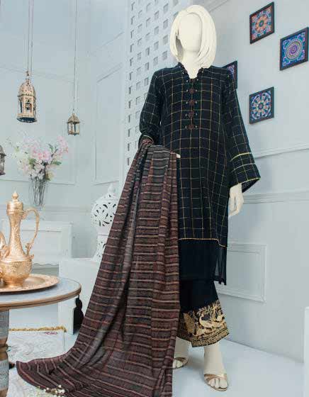 Black shalwar kameez dupatta