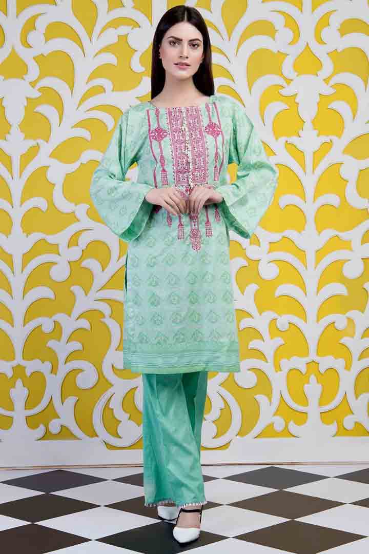 Warda green suit