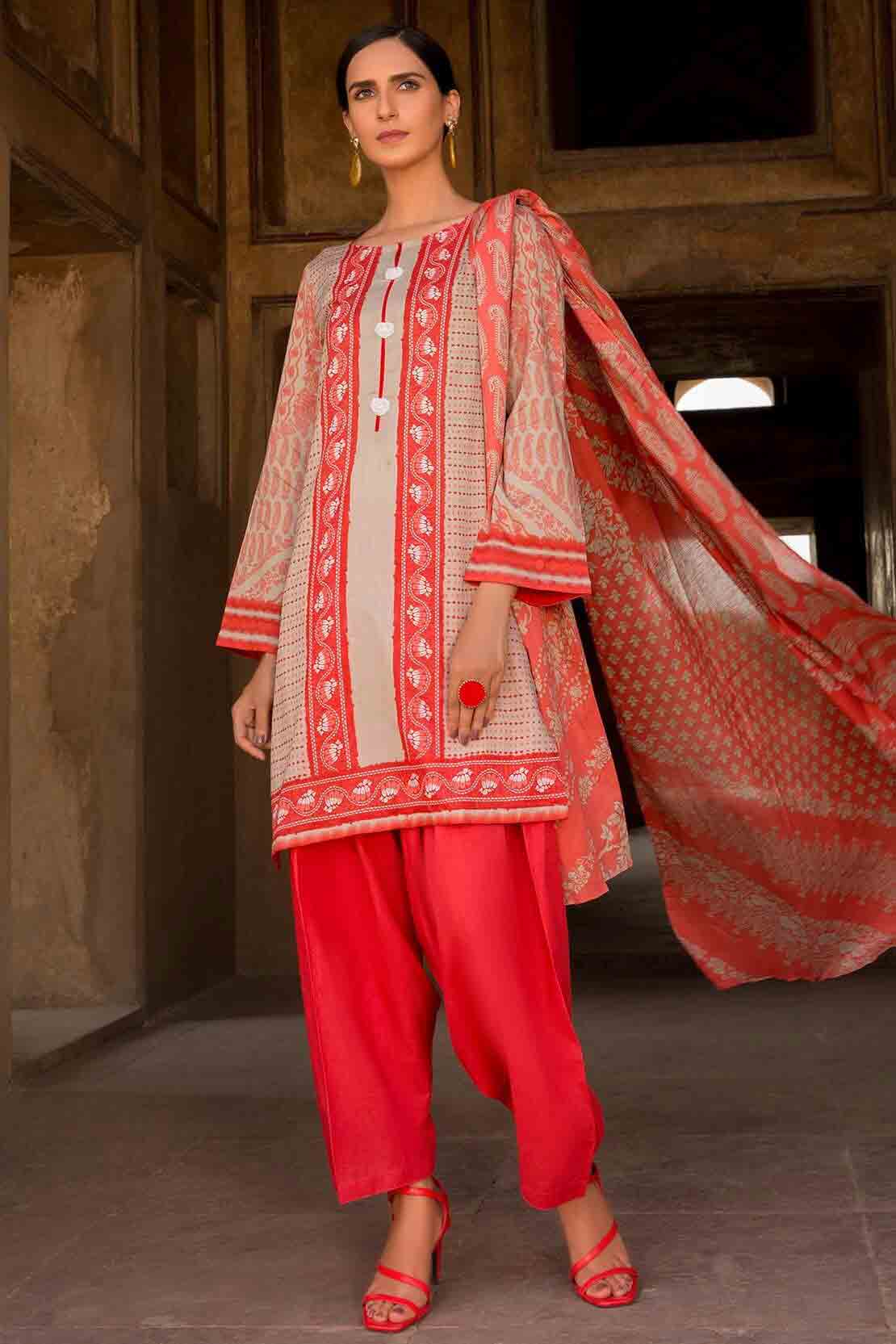 Warda printed lawn suit