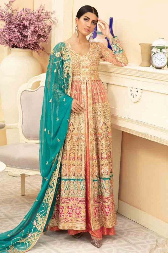 Latest Wedding Long Frock Designs In Pakistan For 2022-2023 | FashionEven