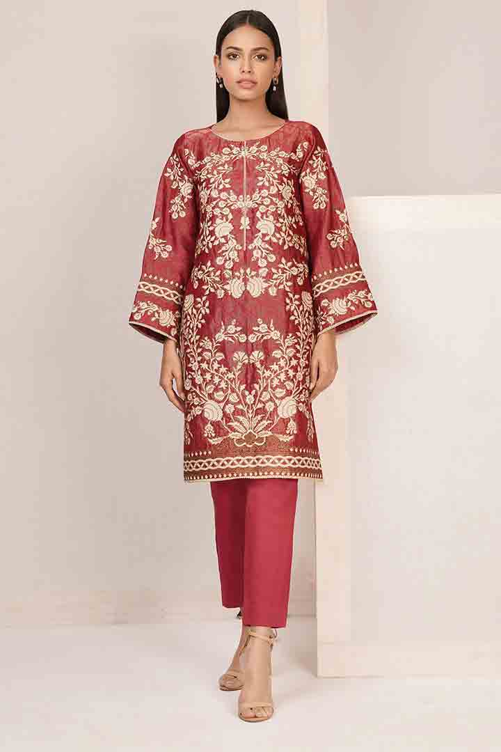 Heavy red eid dress